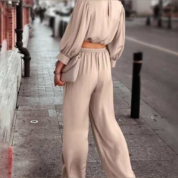 L Pretty Garden wide leg pants - Picture 2 of 5